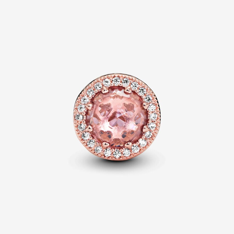 Pandora Moments Blush Pink Radiant Hearts Charm