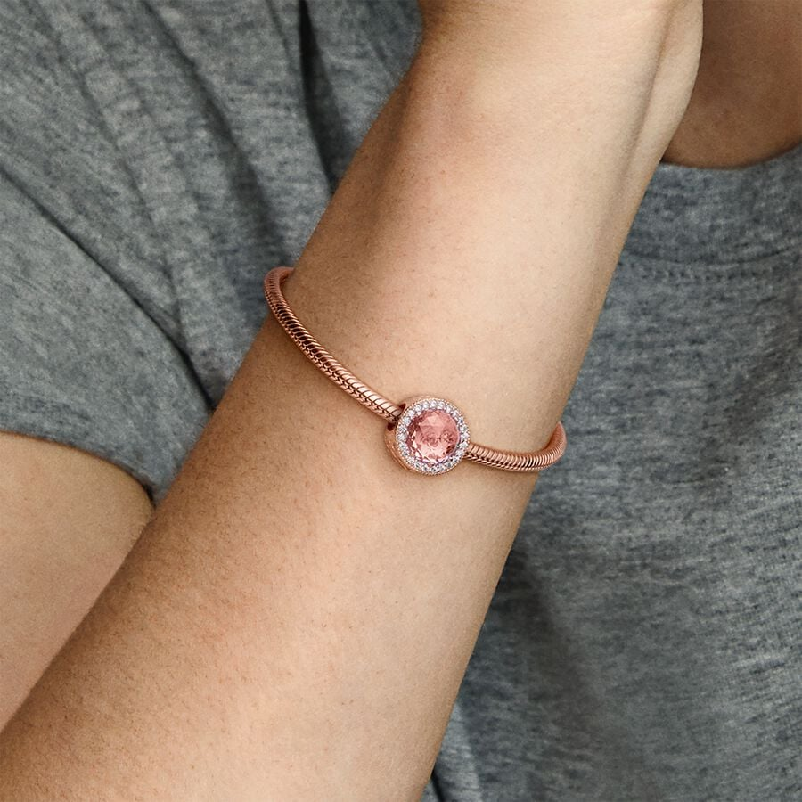 Pandora Moments Blush Pink Radiant Hearts Charm