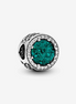 Pandora Moments Sea Green Radiant Hearts Charm