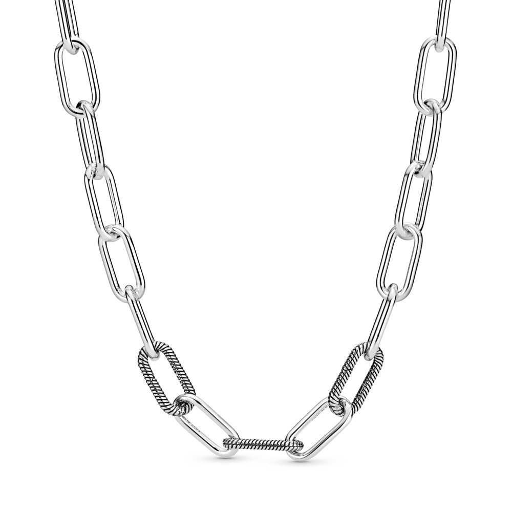 Pandora ME Round Clasp Medium-Link Chain Necklace 45 cm