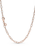 Pandora Moments Rose Link Chain Necklace 50 cm