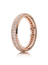 Pandora Rose "Inspiration Within"  Pave' Sparkling Ring Size 6