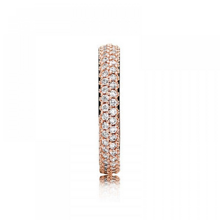 Pandora Rose "Inspiration Within"  Pave' Sparkling Ring Size 6