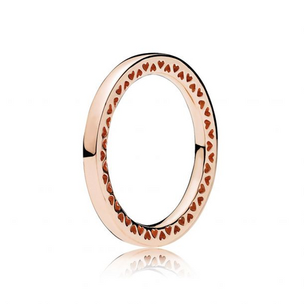 Pandora Rose Classic Hearts of Pandora Ring Size 5