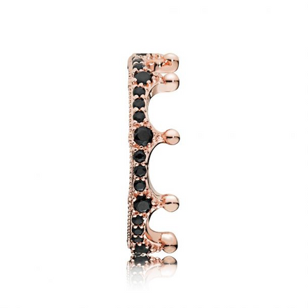Pandora Moments Rose Enchanted Crown Ring Size 6