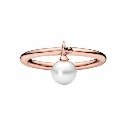 Pandora Rose Contemporary Pearl Ring Size 6