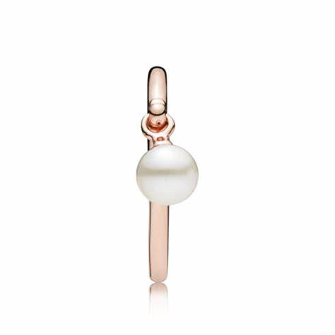 Pandora Rose Contemporary Pearl Ring Size 6