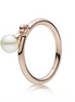 Pandora Rose Contemporary Pearl Ring Size 7