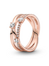Pandora Timeless Sparkling Triple Band Ring Size 6