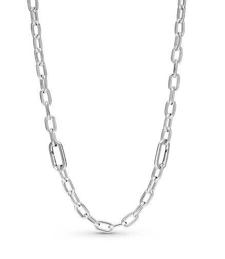 Pandora ME Silver Small-Link Chain Necklace 50 cm