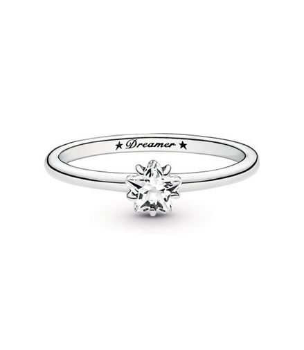Pandora Moments Celestial Sparkling Star Solitaire Ring Size 7