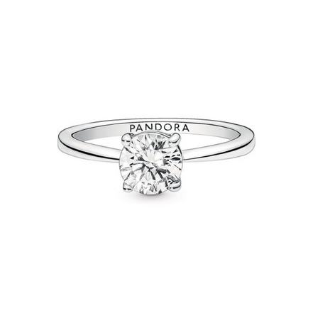 Pandora Timeless Sparkling Solitaire Ring Size 7