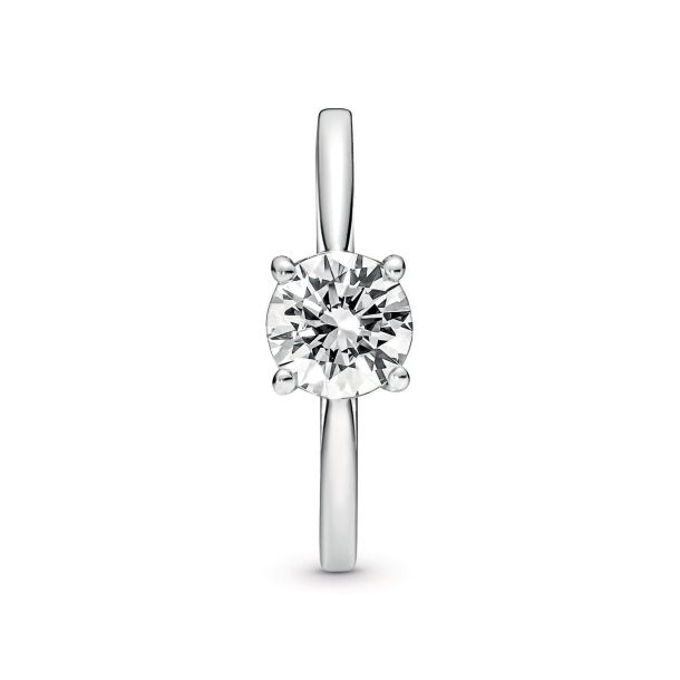 Pandora Timeless Sparkling Solitaire Ring Size 7