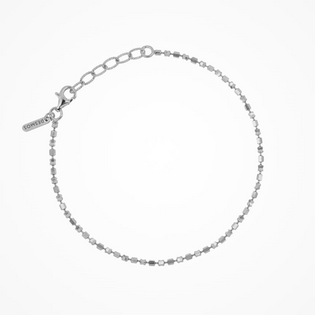 Desmos Silver Design-Mirror Bracelet 7.25"