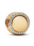 Pandora Moments Engravable Sparkling Button Charm