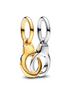 Pandora ME/Moments  Openable & Splitable Handcuffs Gold-Plated Dangle Charm