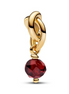 Pandora Moments January Birthstone Faceted Red Eternity Circle Dangle Charm