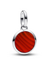 Pandora ME/Moments Red Murano Glass Engravable Mini Medallion Charm