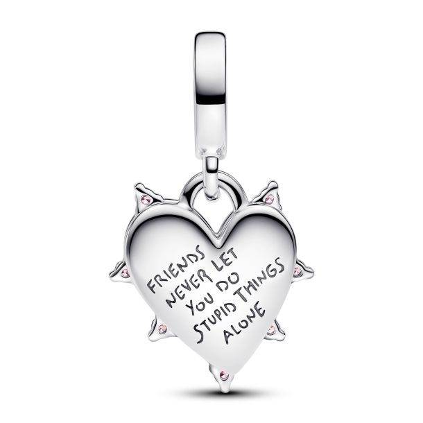 Pandora Moments Friendship Opalescent Double Dangle Charm