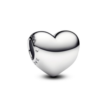 Pandora Moments Silver Be Love Engravable Medium Sized Heart Charm