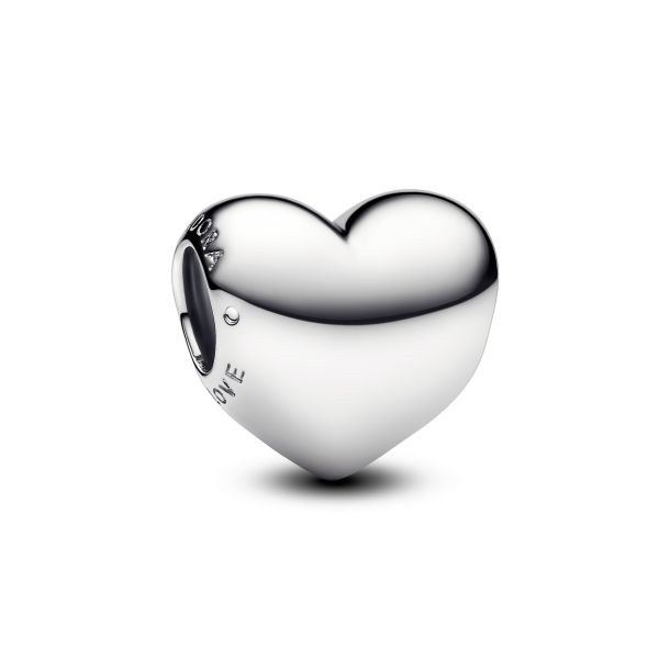 Pandora Moments Silver Be Love Engravable Medium Sized Heart Charm