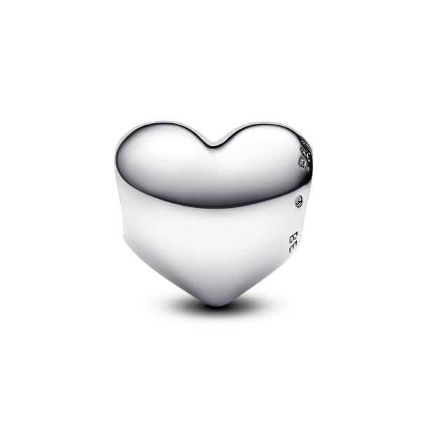 Pandora Moments Silver Be Love Engravable Medium Sized Heart Charm