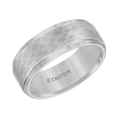 Triton Tungsten Carbide Step Edge Comfort Fit Band