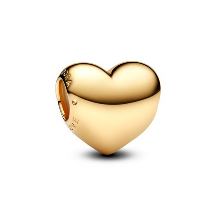 Pandora Moments 14K Gold-Plated Be Love Engravable Medium Heart Charm