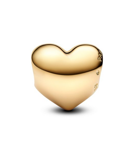 Pandora Moments 14K Gold-Plated Be Love Engravable Medium Heart Charm