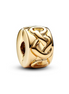 Pandora Moments 14K Gold-Plated  Knotted Hearts Clip Gold-Plated Charm