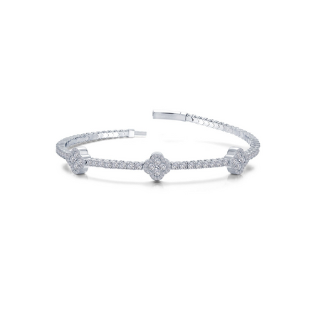 Lafonn 3.70 CTW Simulated Diamond Flexible Bangle Bracelet