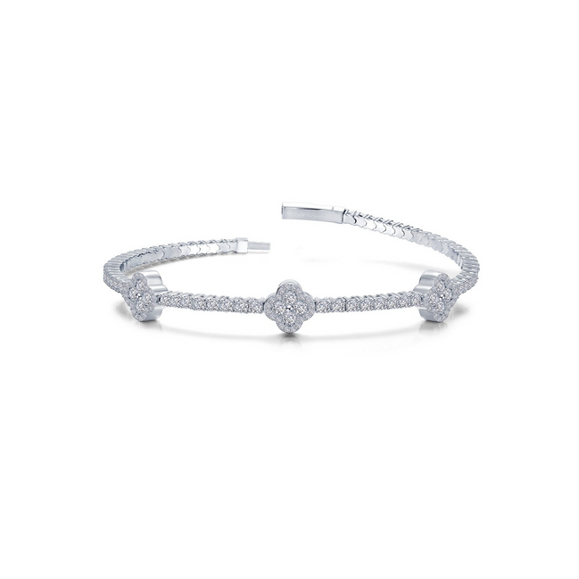 Lafonn 3.70 CTW Simulated Diamond Flexible Bangle Bracelet