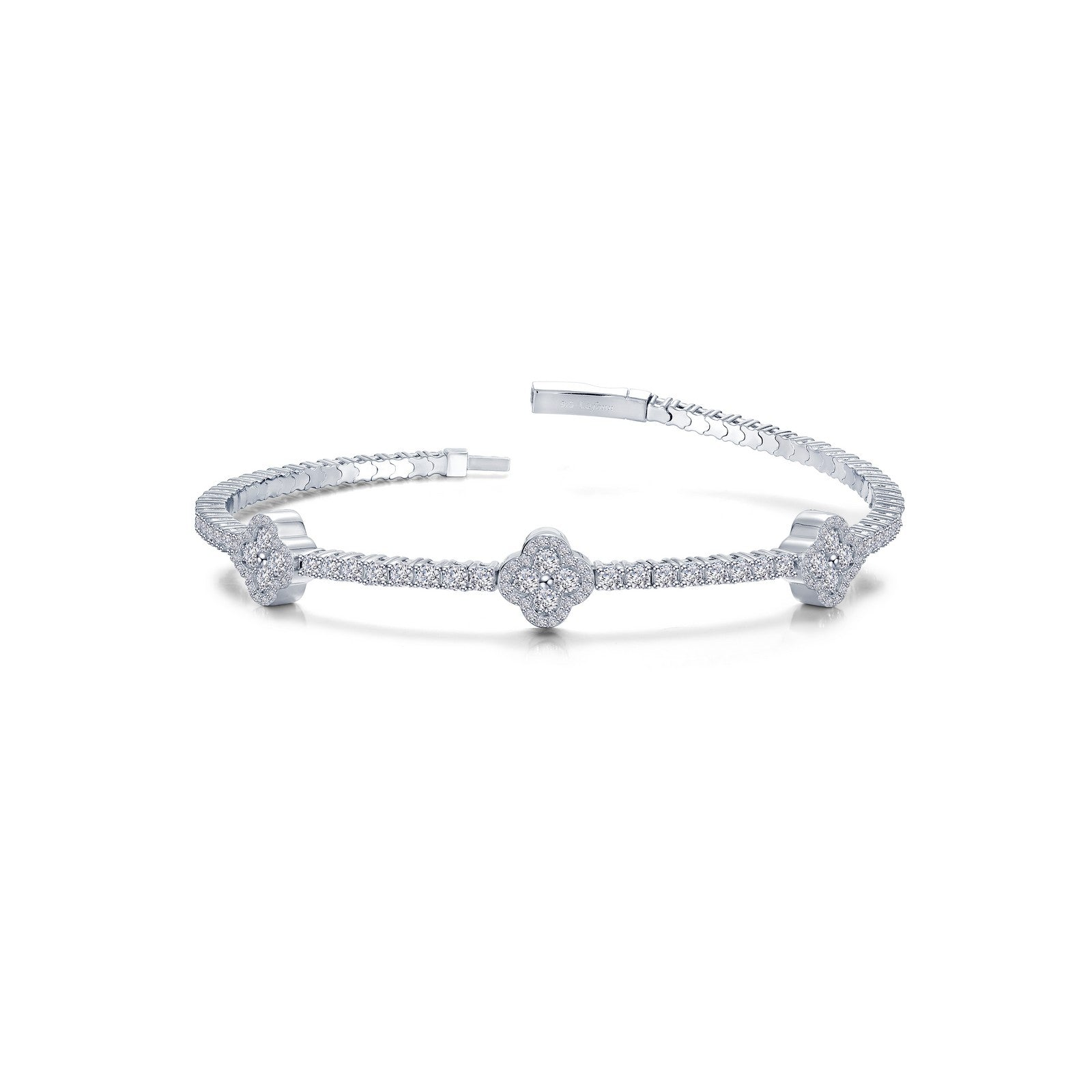 Lafonn 3.70 CTW Simulated Diamond Flexible Bangle Bracelet