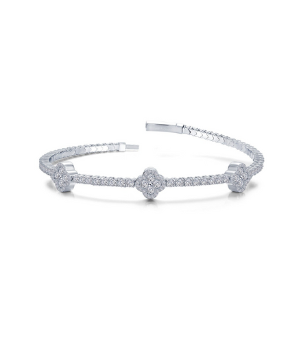 Lafonn 3.70 CTW Simulated Diamond Flexible Bangle Bracelet