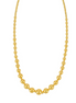 14K Gold Graduated Statement Pallina Necklace