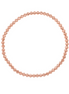 14K Rose Gold Moon-Cut Bead Stretch Bracelet