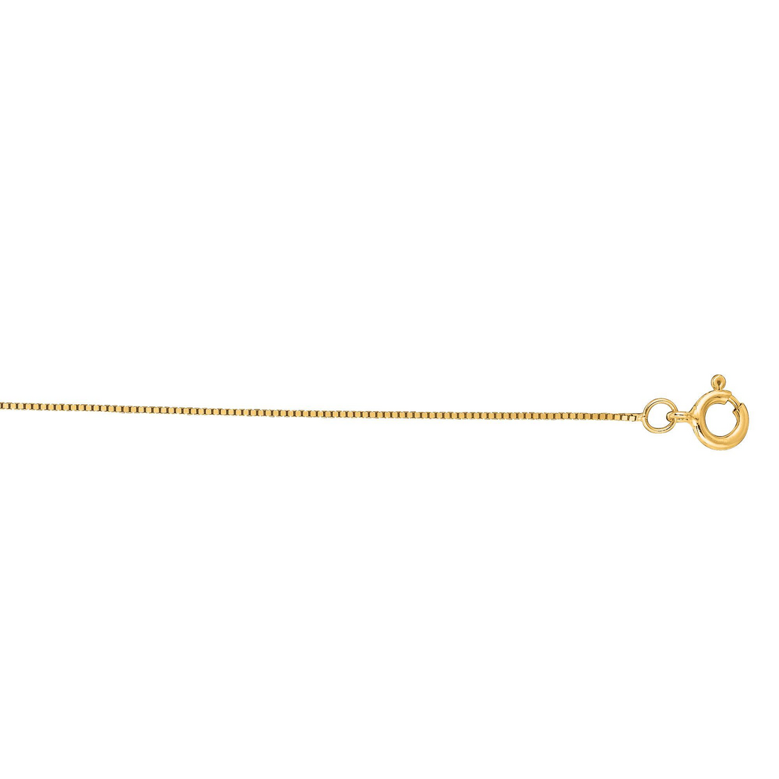 14K Yellow Gold .45mm Classic Box Chain 20"
