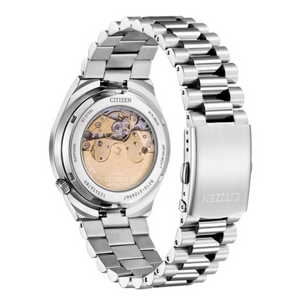 Citizen Men's Tsuyosa Automatic Orange Dial Stainless Steel Bracelet Watch