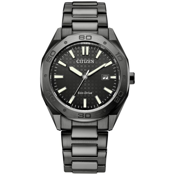 Citizen Men's Weekender Weekender Eco-Drive Sport Gray Dial Stainless Steel Bracelet Watch