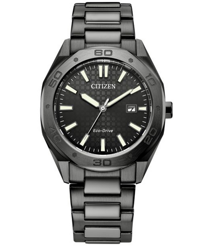 Citizen Eco-Drive Weekender Sport Gray Dial Stainless Steel Bracelet Watch
