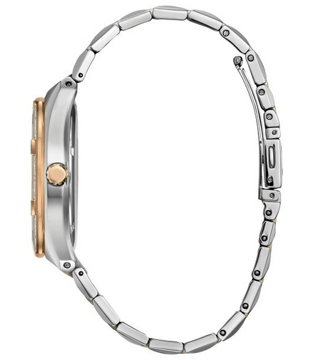 Citizen Eco-Drive Corso Diamond Gray Dial Two-Tone Stainless Steel Bracelet Watch