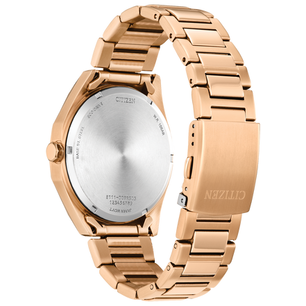 Citizen Men's Odyn Weekender Gold-Tone Eco-Drive Green Dial Bracelet Watch