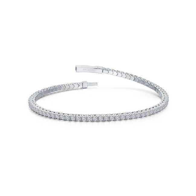 Lafonn 2.85 CTW Simulated Diamond Flexible Tennis Bracelet