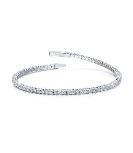 Lafonn 2.85 CTW Simulated Diamond Flexible Tennis Bracelet