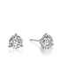 Lafonn 1 CTW Simulated Diamond Martini Shaped Solitaire Stud Earrings