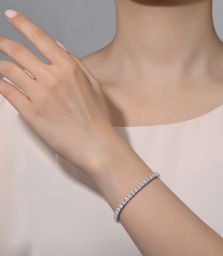 Lafonn 7.65 CTW Simulated Diamond Classic Tennis Bracelet