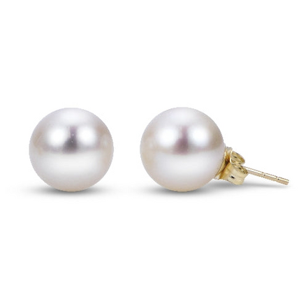 Imperial Pearl 14K Yellow Gold 8 mm Freshwater Pearl Stud Earrings