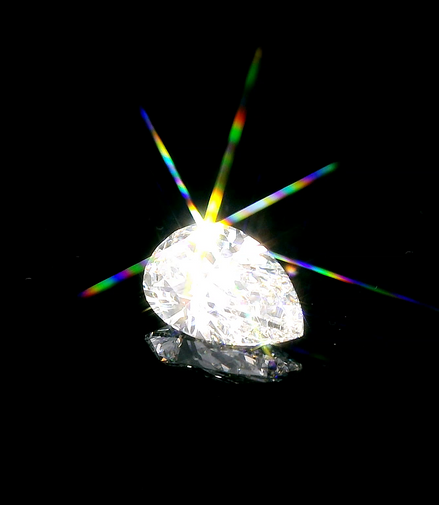 3.03 ctw Pear Lab-Grown Diamond