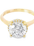 A.jaffe 14k Yellow Gold Semi-Mount Diamond Ring