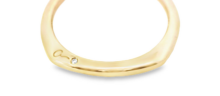 A.jaffe 14k Yellow Gold Semi-Mount Diamond Ring